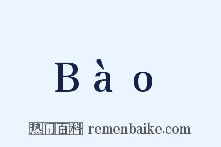 Bào是什么意思的图片